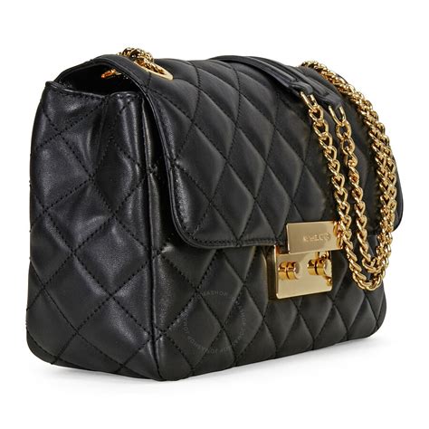 michael kors sloaj large|Sloan Large Quilted Leather Shoulder Bag .